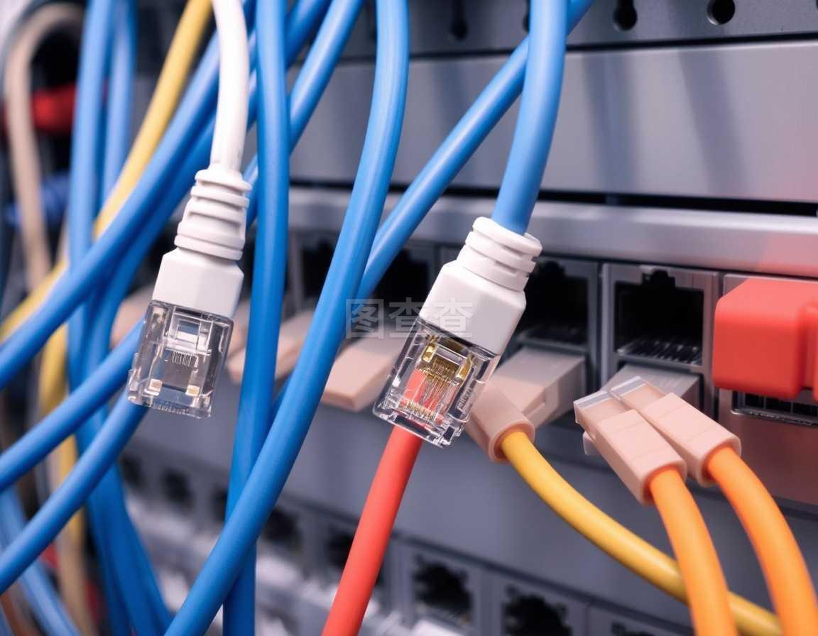 计算机网络与电信 以太网电缆与互联网交换机的核心连接